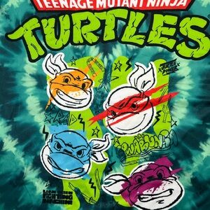 Teenage Mutant Ninja Turtles Graphic Tee Green XL LONG SLEEVE